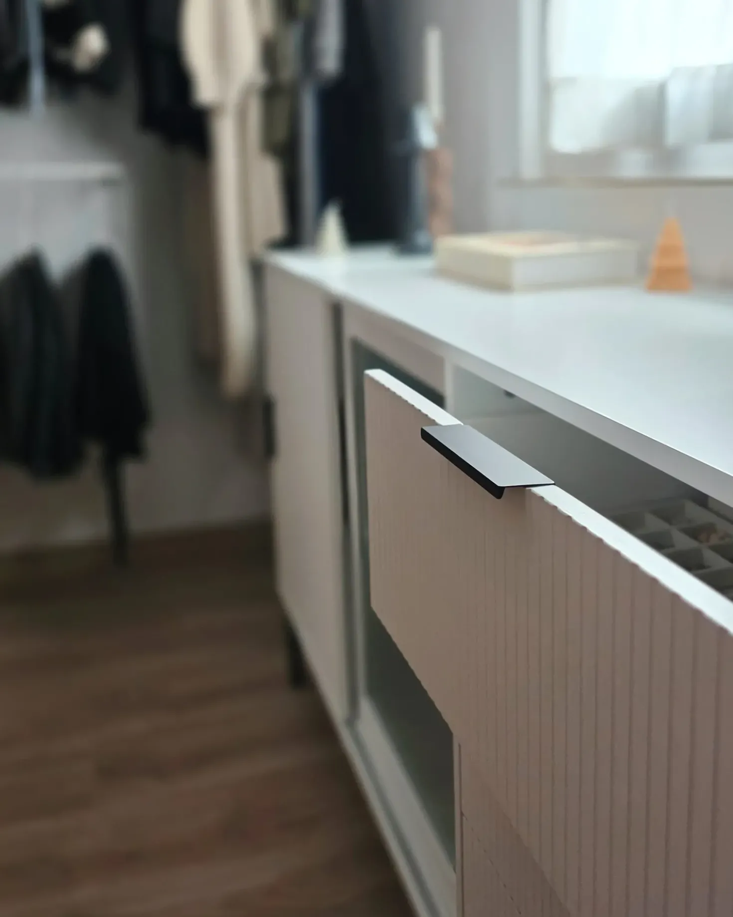 Credenza espositiva in vetro LEDUC Bianco