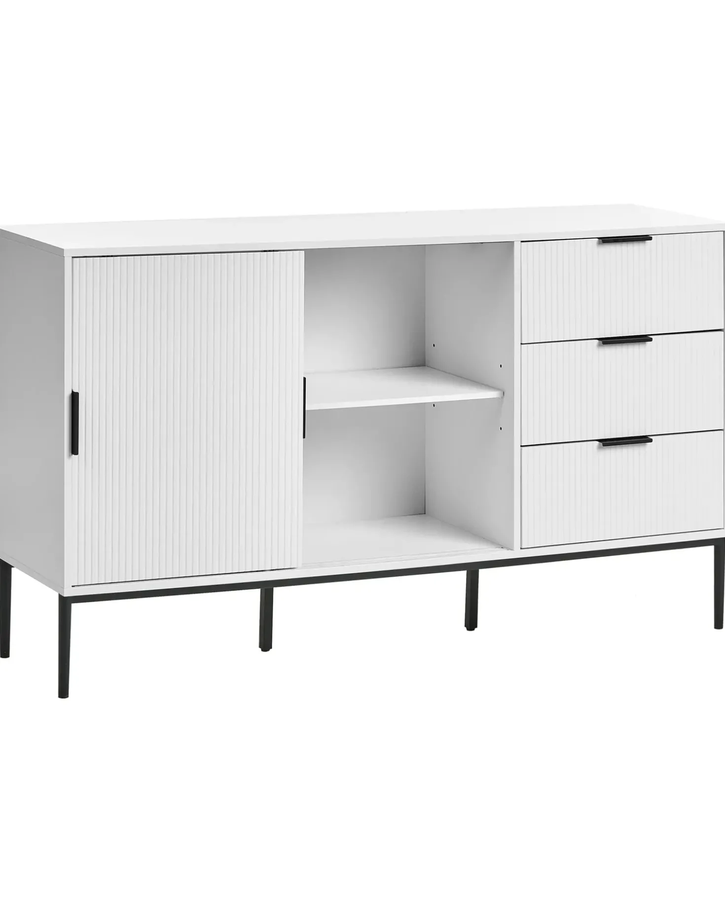 Credenza espositiva in vetro LEDUC Bianco