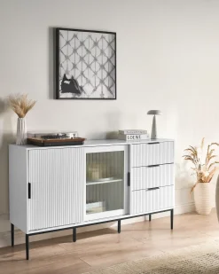 Credenza espositiva in vetro LEDUC Bianco