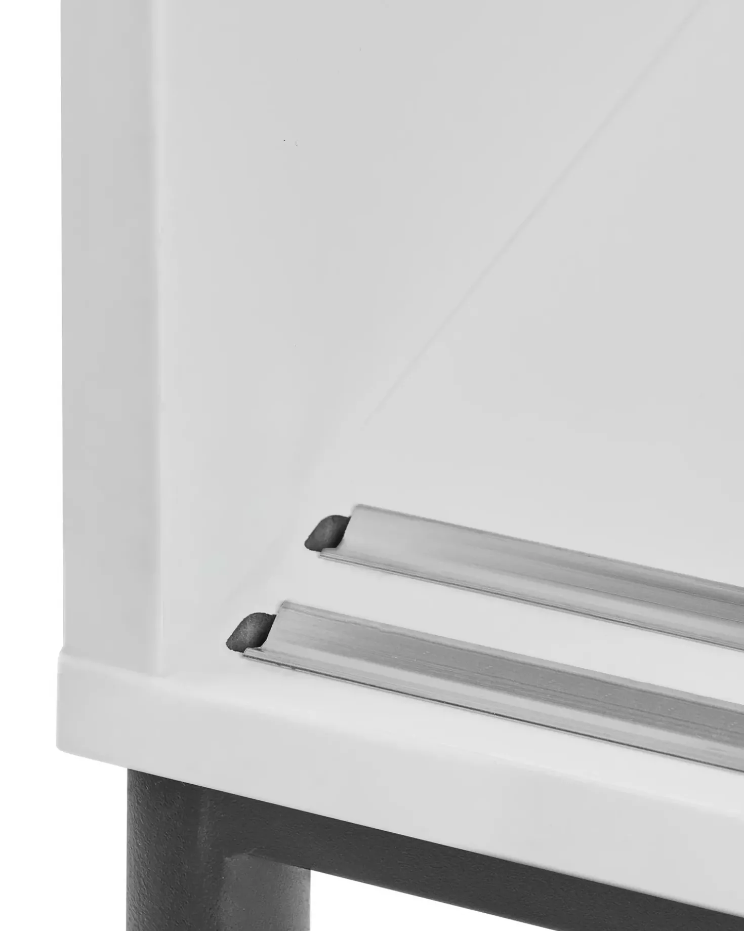 Credenza espositiva in vetro LEDUC Bianco
