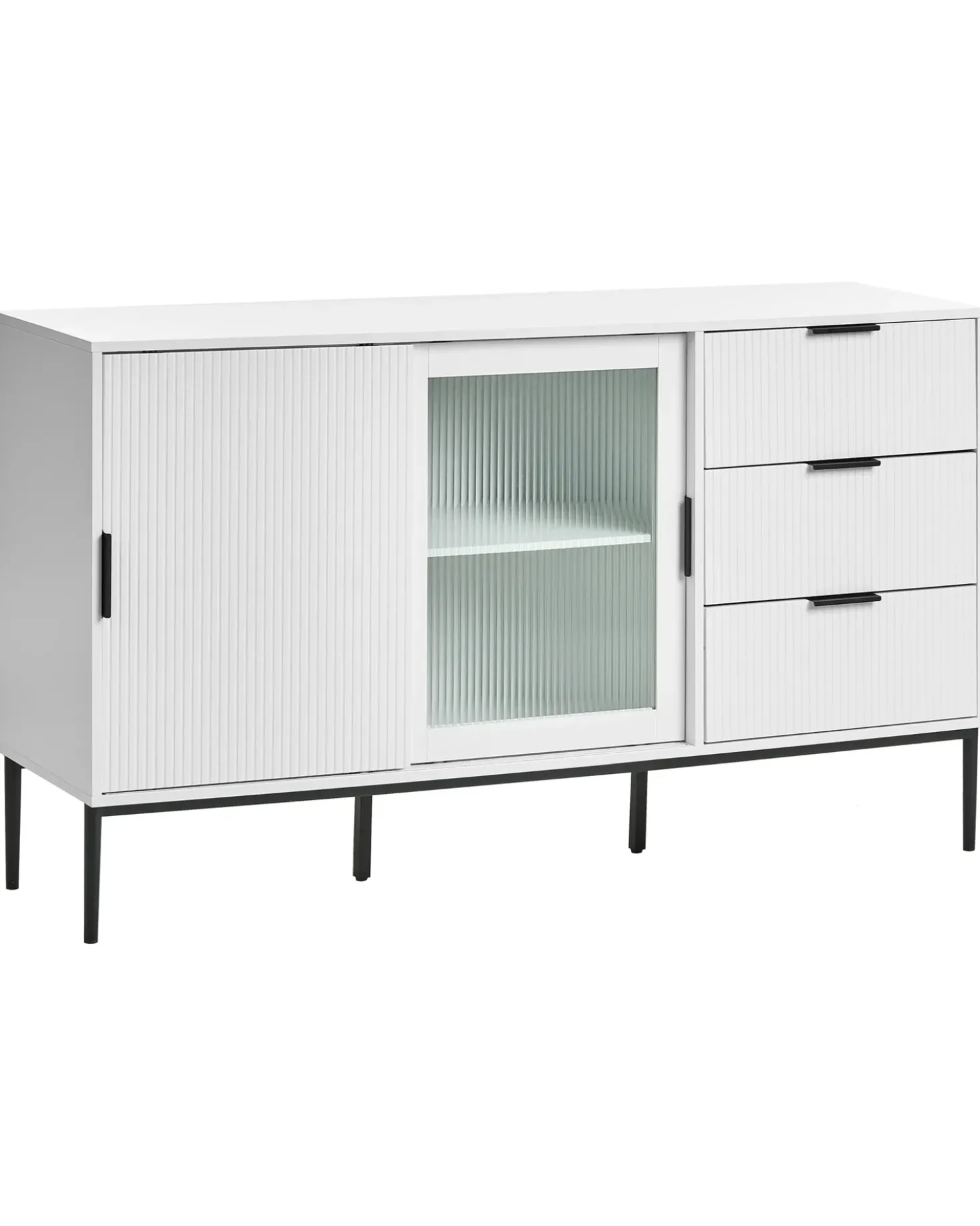 Credenza espositiva in vetro LEDUC Bianco