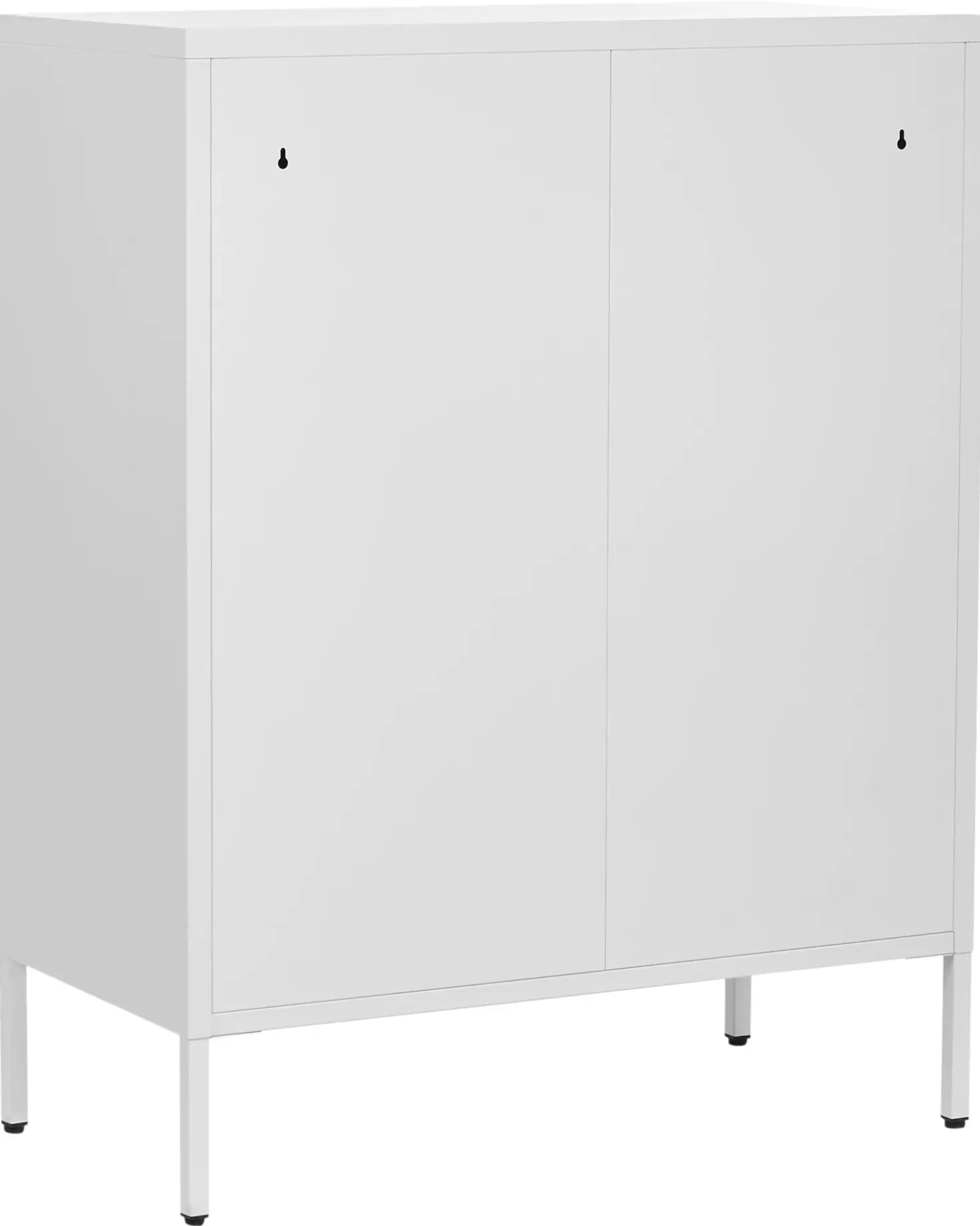 Credenza espositiva in vetro ESHOLT Metallo 80 cm Bianco