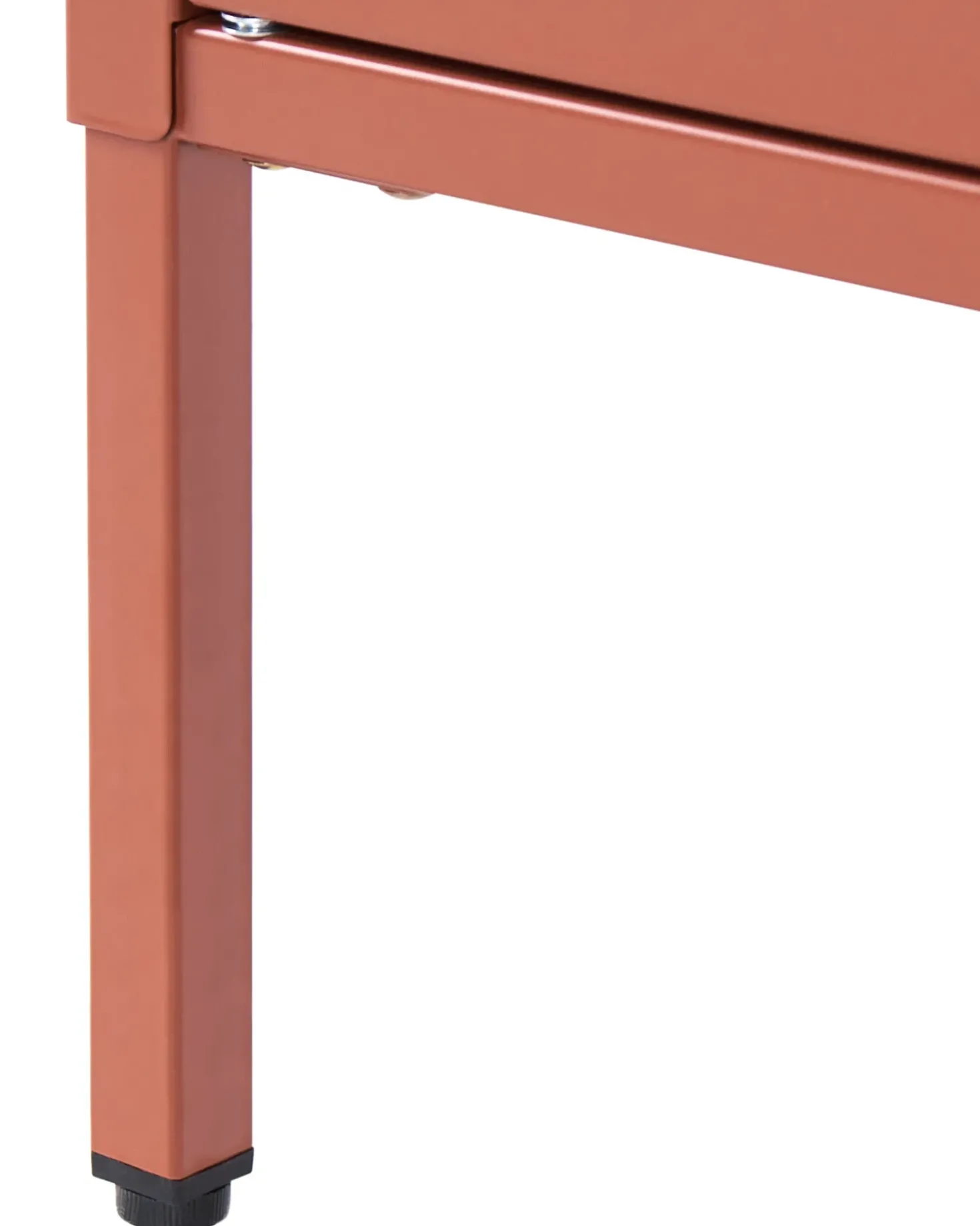 Credenza espositiva in vetro LERRYN Metallo 90 cm Marrone dorato
