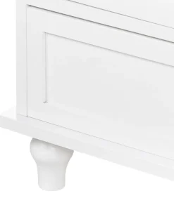 Credenza espositiva in vetro CARLET 71 cm Bianco