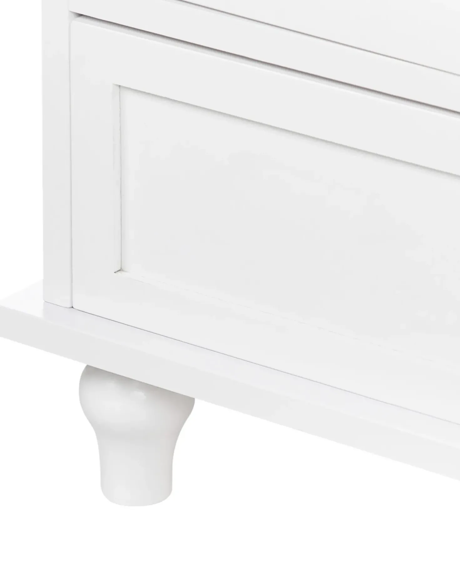 Credenza espositiva in vetro CARLET 71 cm Bianco