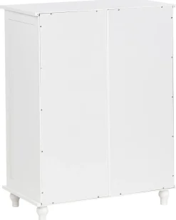 Credenza espositiva in vetro CARLET 71 cm Bianco