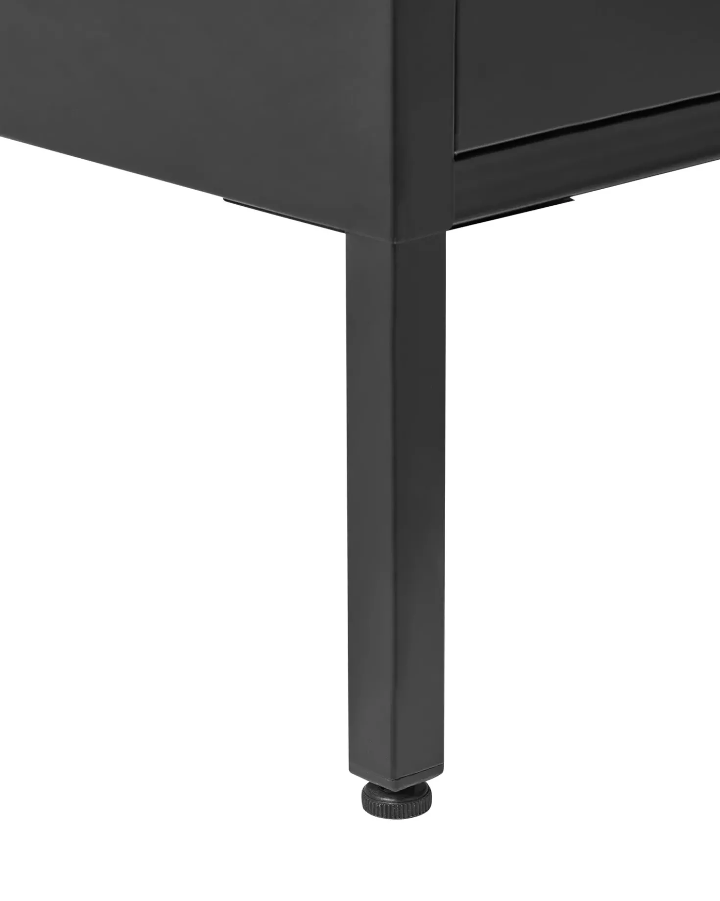 Credenza espositiva in vetro ESHOLT Metallo 80 cm Nero