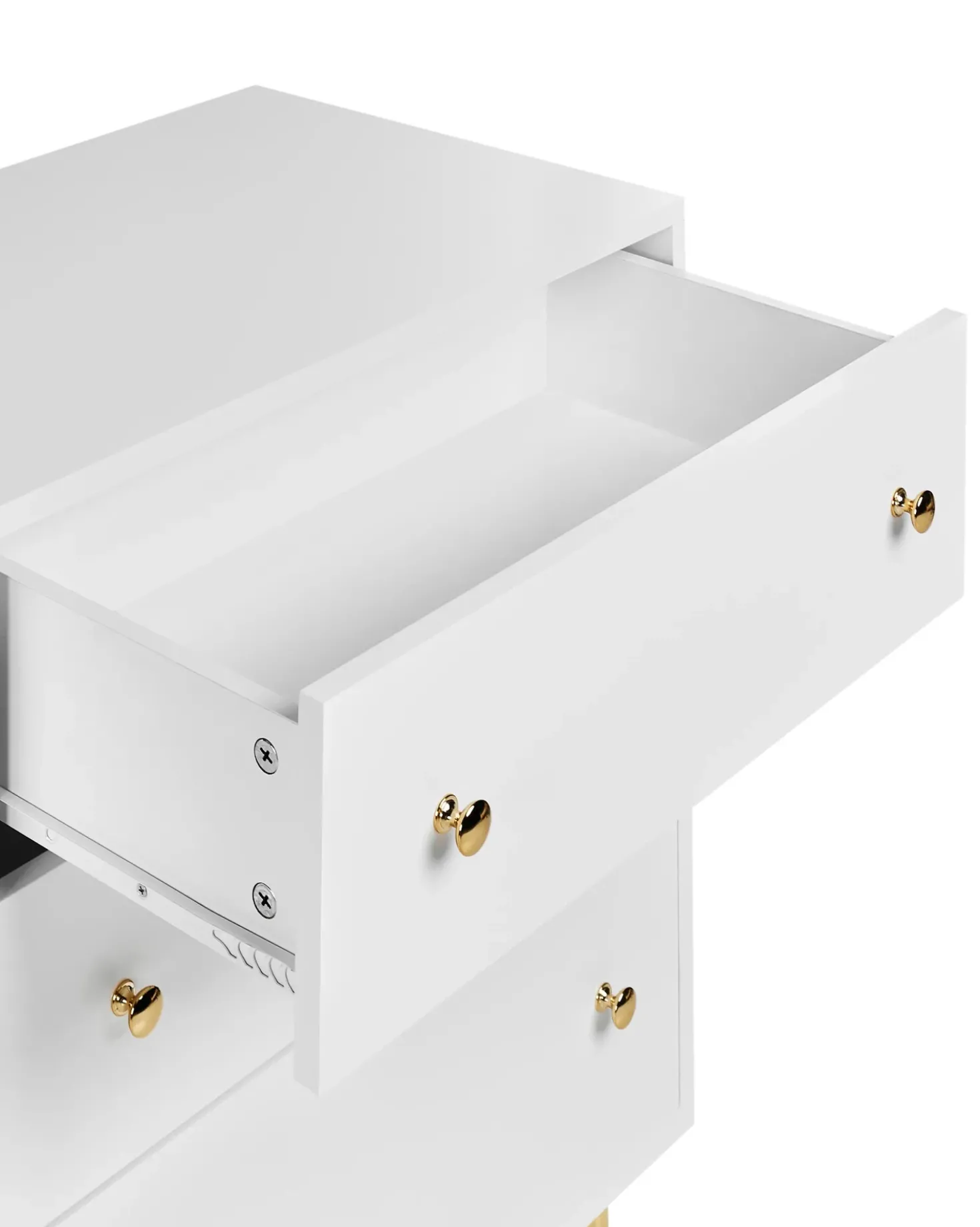 Credenza espositiva in vetro MILORA 160 cm Bianco
