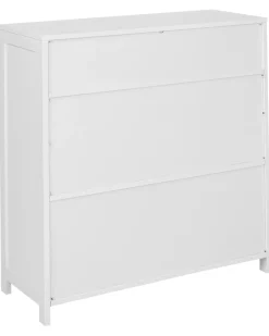 Credenza espositiva in vetro CRABTREE 86 cm Bianco