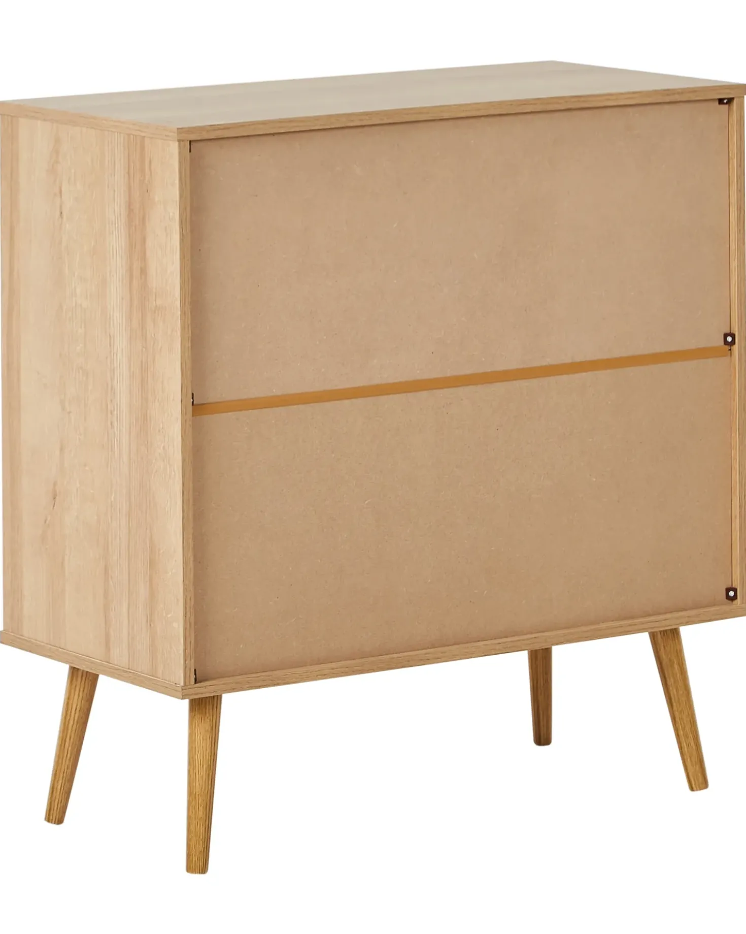 Credenza espositiva in vetro ALBANY 80 cm Marrone chiaro