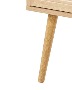 Credenza espositiva in vetro ALBANY 80 cm Marrone chiaro