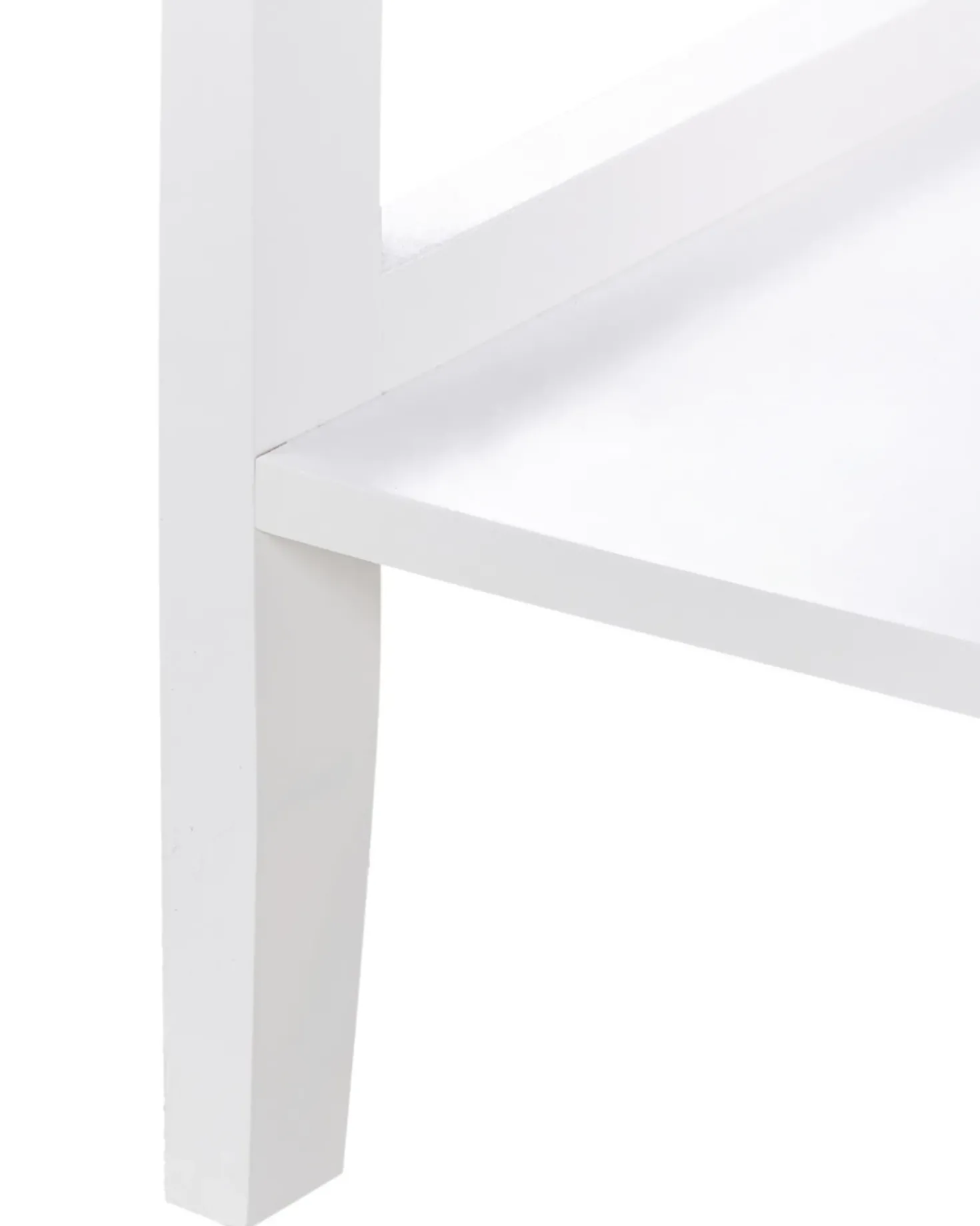 Credenza espositiva in vetro con ripiano INLET 80 cm Bianco