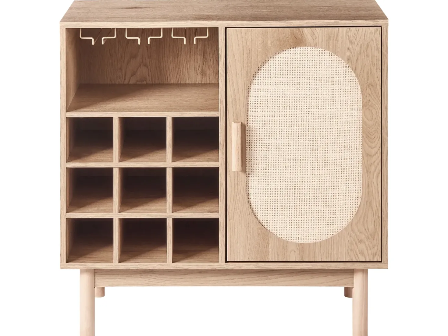 Credenza portavini COSTELLO Marrone chiaro