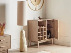 Credenza portavini COSTELLO Marrone chiaro