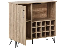 Credenza portavini ELISTON Marrone chiaro