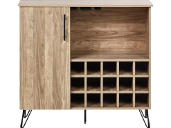 Credenza portavini ELISTON Marrone chiaro