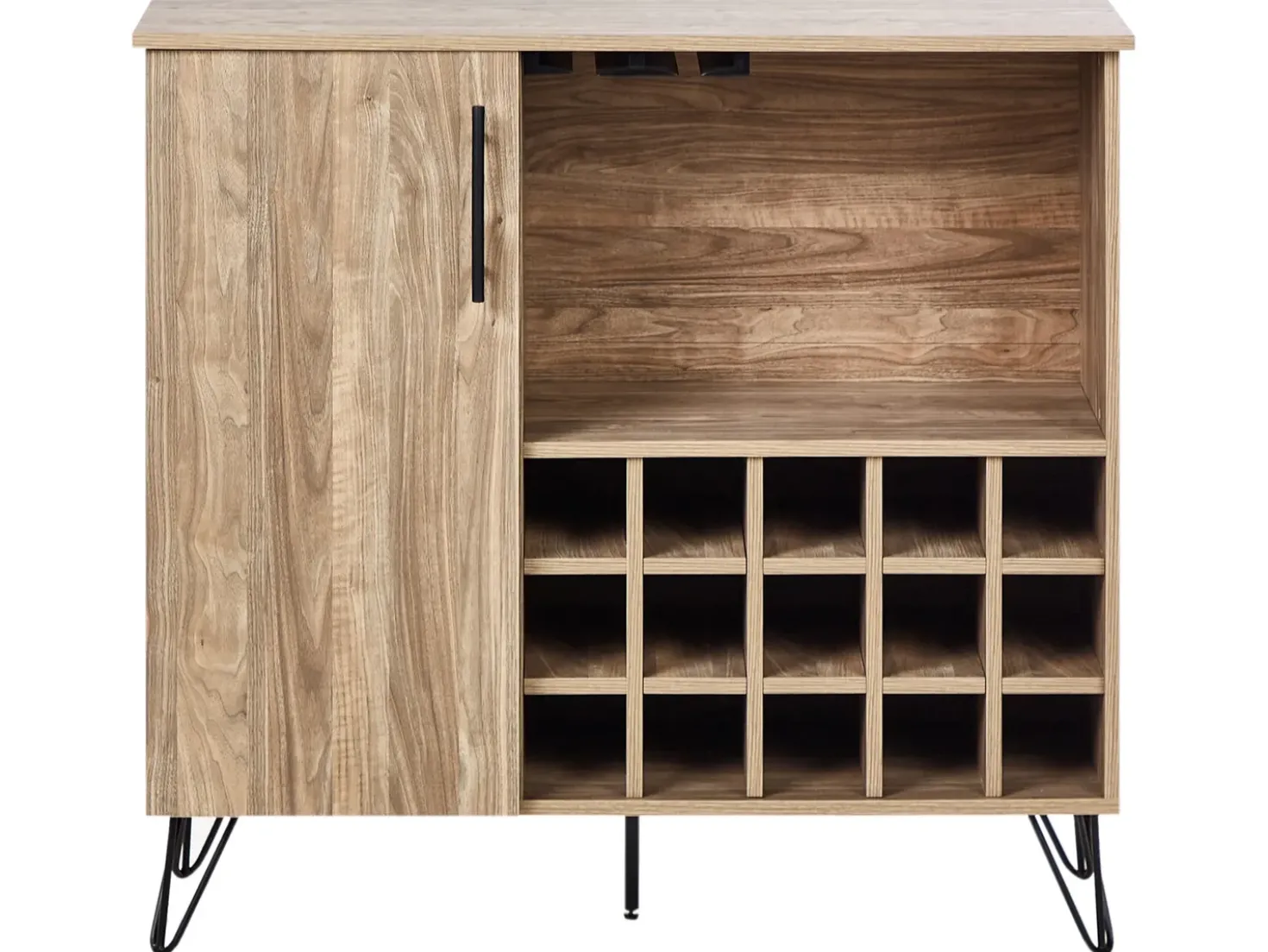 Credenza portavini ELISTON Marrone chiaro