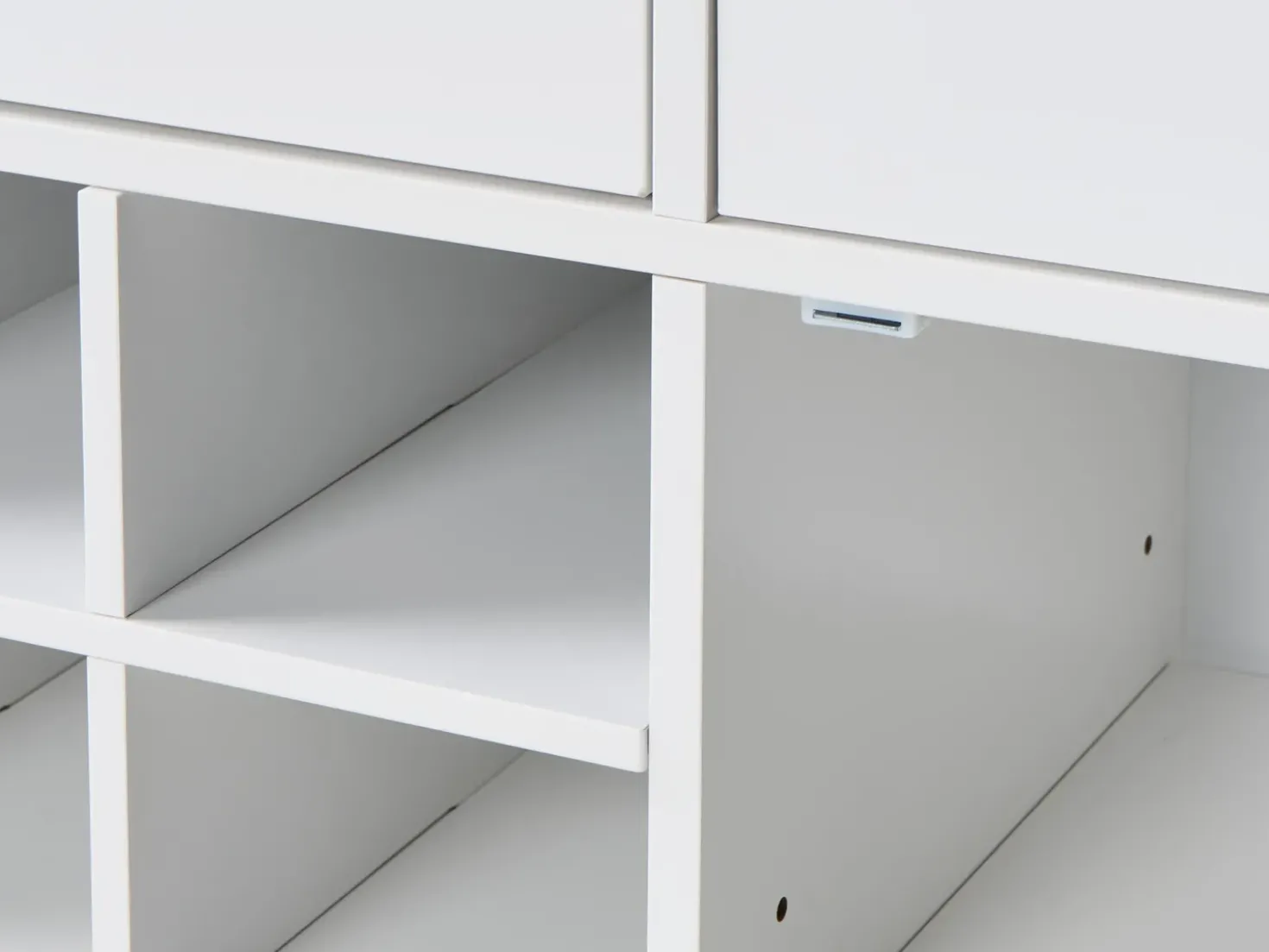 Credenza portavini LUCASTON Bianco