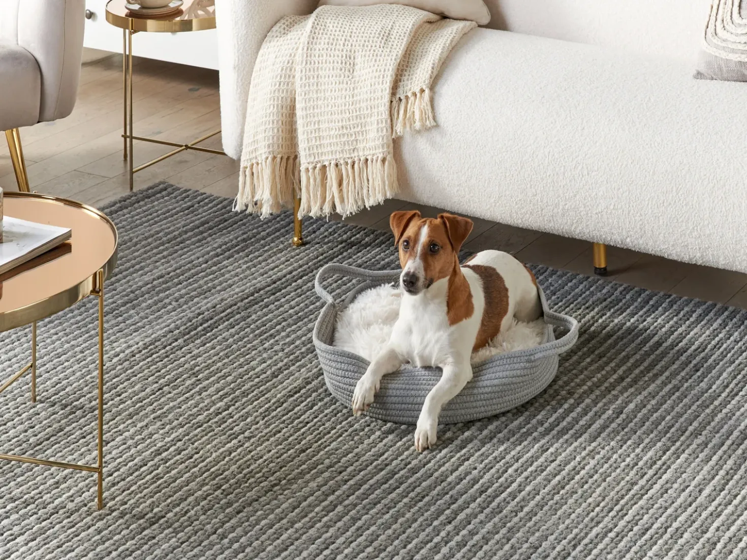 Cuccia per animali DALAMAN Cotone Grigio