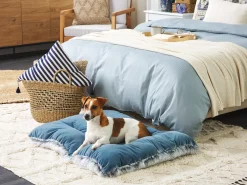 Cuccia per animali ERGANI Velluto Blu