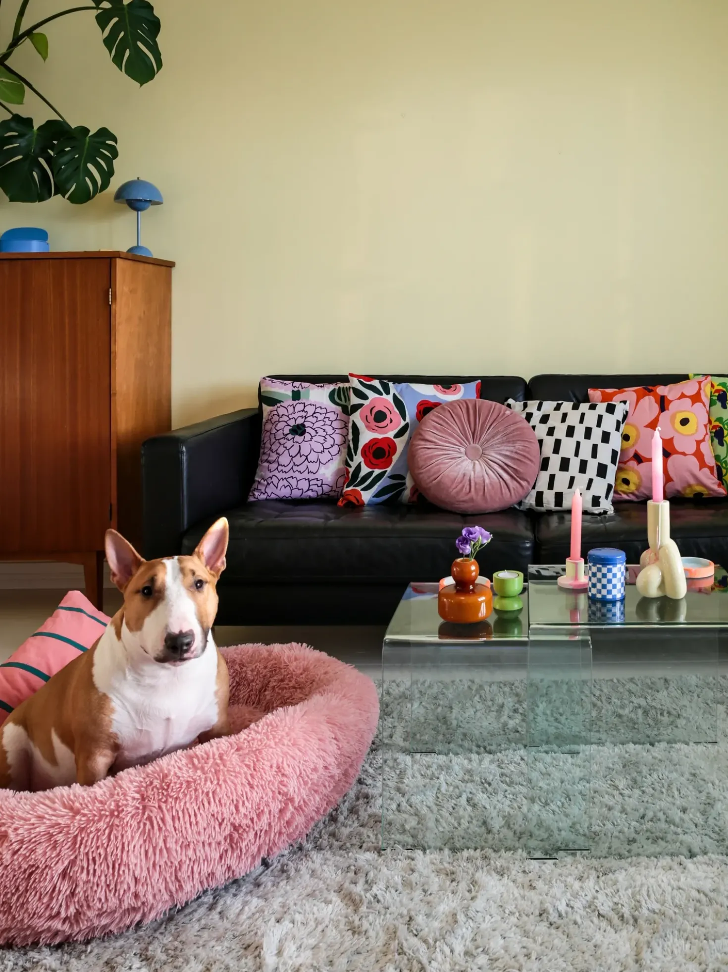Cuccia per animali KULU Finta pelliccia Rosa