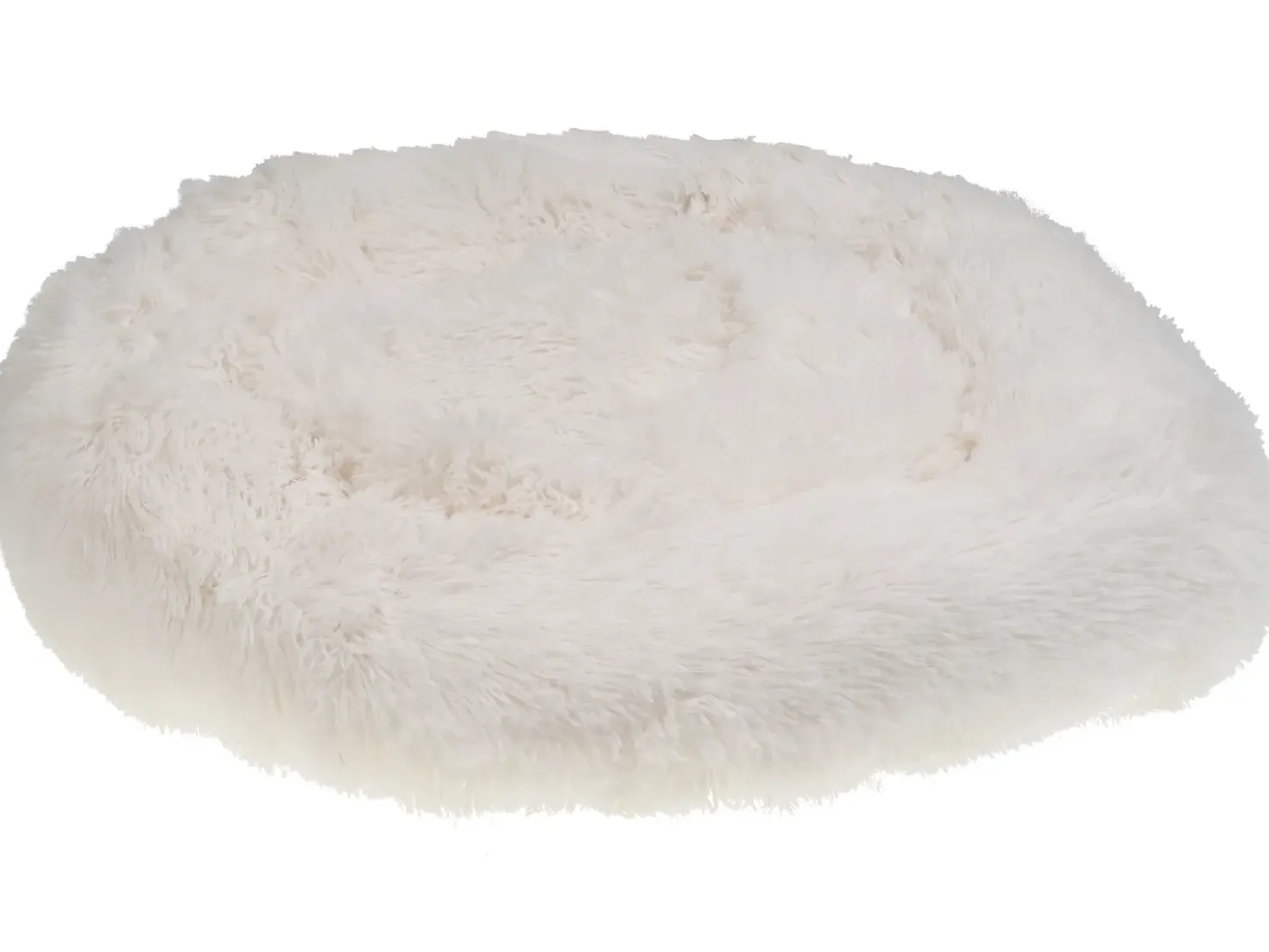 Cuccia per animali KULU Finta pelliccia Bianco sporco