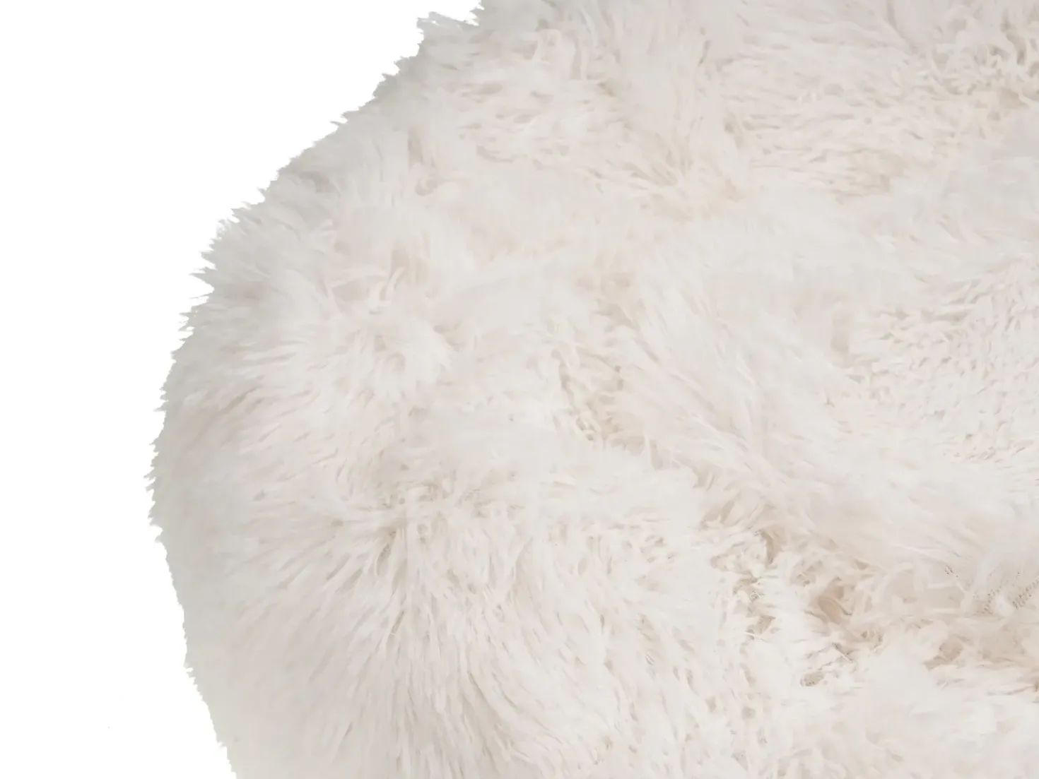 Cuccia per animali KULU Finta pelliccia Bianco sporco