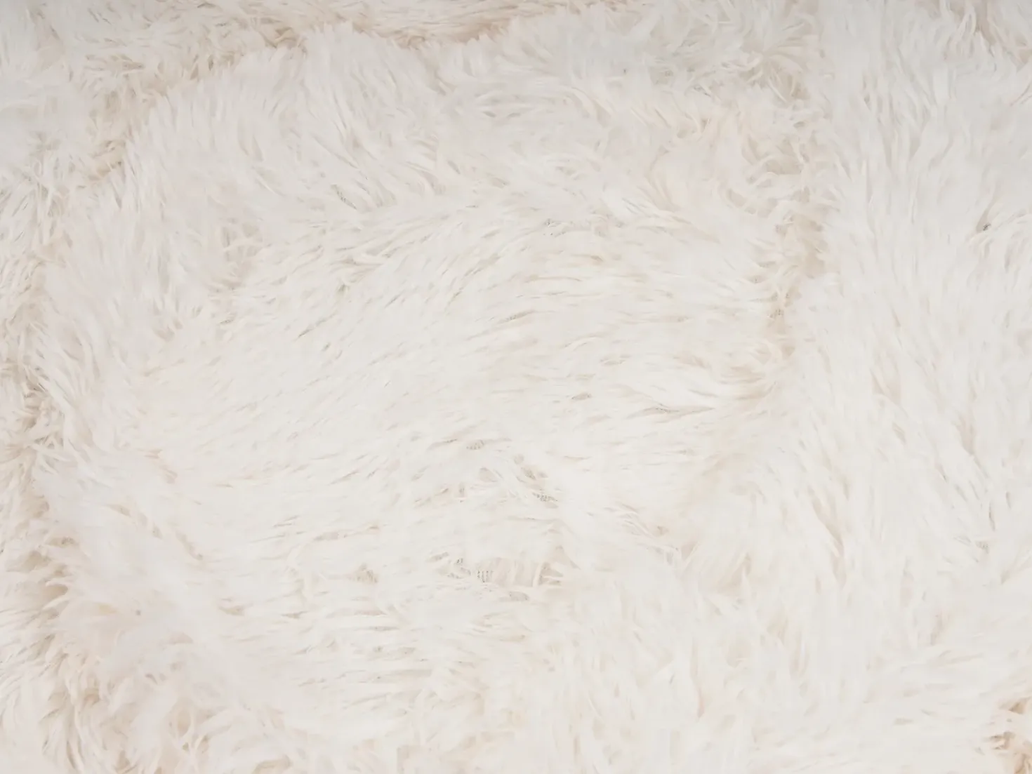 Cuccia per animali KULU Finta pelliccia Bianco sporco