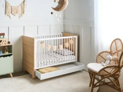 Culla con cassetto portaoggetti GUNNAR 60 x 120 cm Bianco