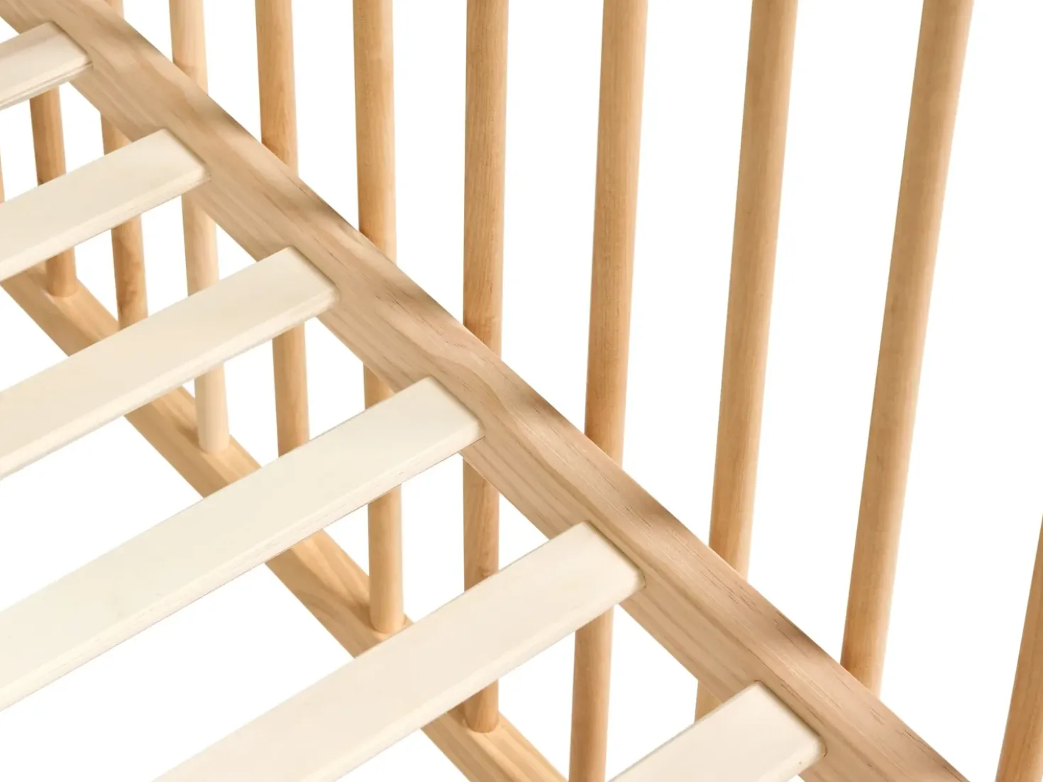 Culla per bambini Legno di pino BELENGER 60 x 120 cm Marrone chiaro