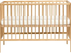 Culla per bambini Legno di pino BELENGER 60 x 120 cm Marrone chiaro