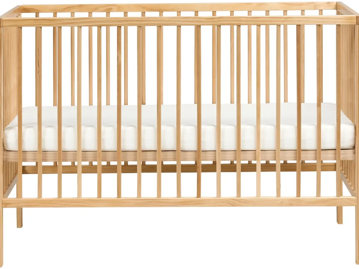 Culla per bambini Legno di pino BELENGER 60 x 120 cm Marrone chiaro