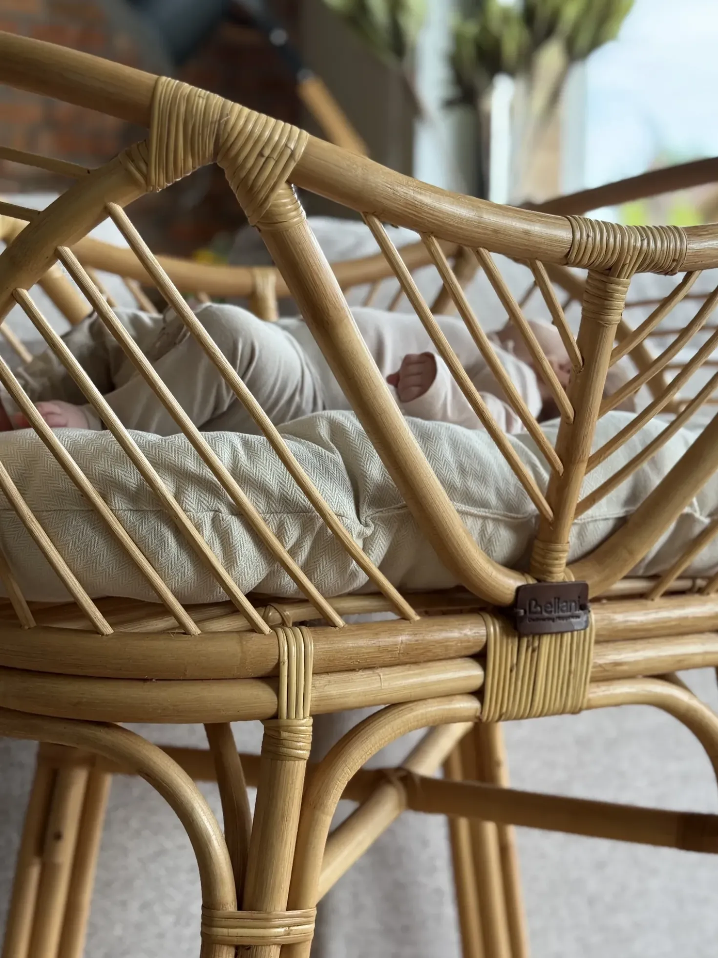 Culla Rattan GRUISSAN 50 x 70 cm Naturale