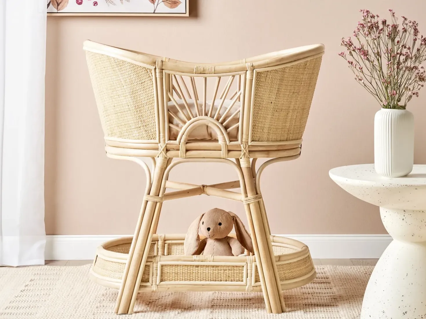 Culla Rattan LAGRASSE 50 x 70 cm Naturale