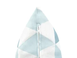 Cuscino da esterno TRIFOS Trama geometrica 40 x 70 cm Blu