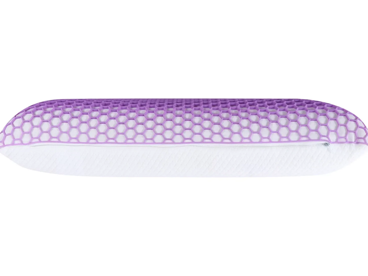 Cuscino da letto ATHOS Basso Schiuma memory 55 x 35 cm Viola