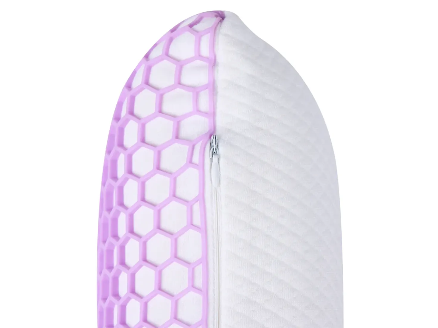 Cuscino da letto ATHOS Basso Schiuma memory 55 x 35 cm Viola