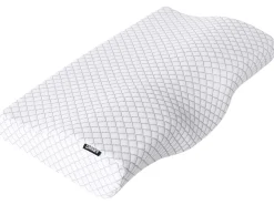 Cuscino da letto ELGON Basso Schiuma memory 30 x 50 cm Bianco