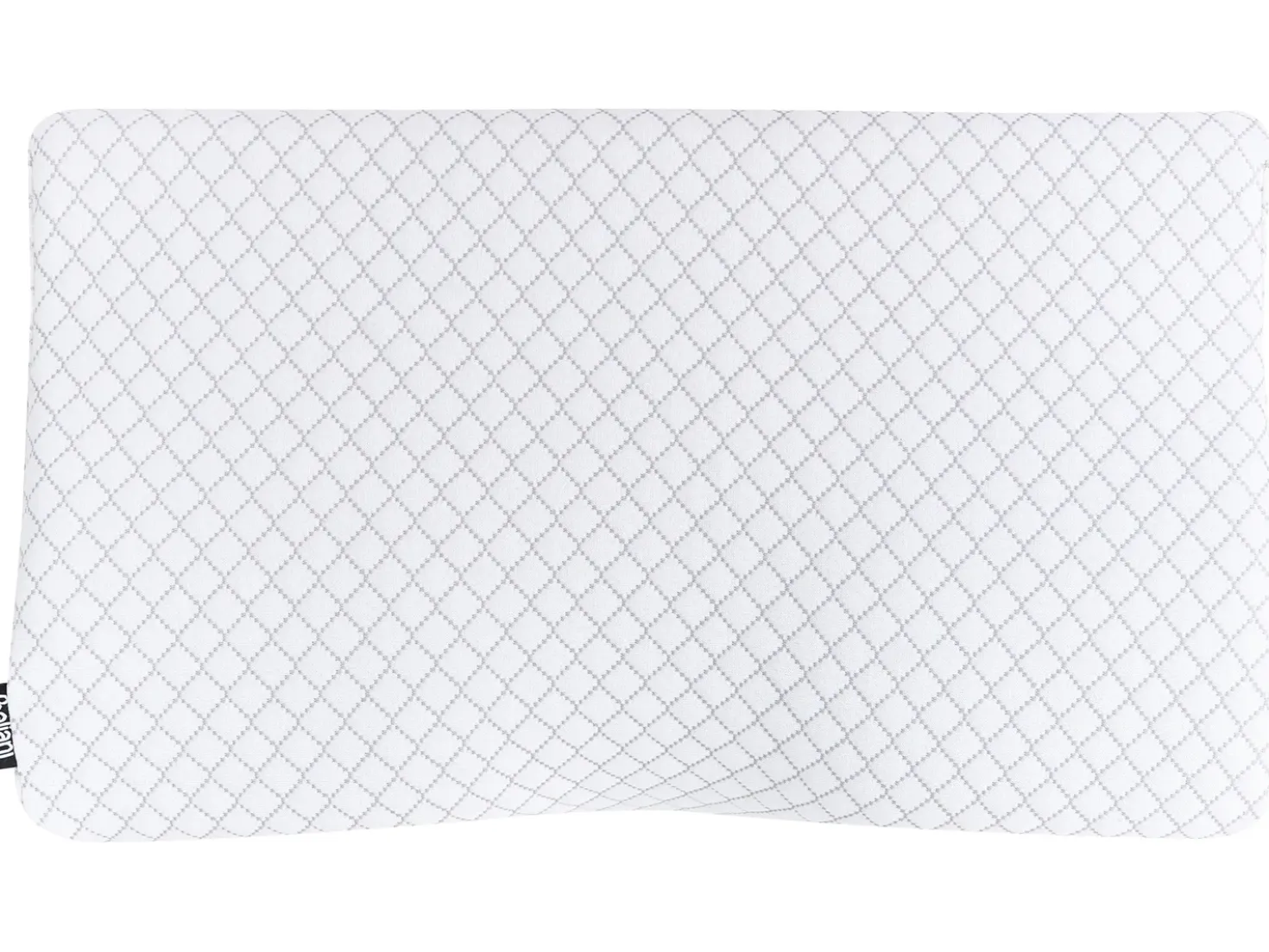 Cuscino da letto ELGON Basso Schiuma memory 30 x 50 cm Bianco