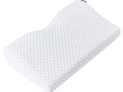 Cuscino da letto ELGON Basso Schiuma memory 30 x 50 cm Bianco