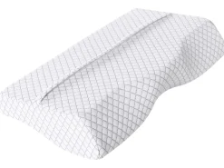 Cuscino da letto ELGON Basso Schiuma memory 30 x 50 cm Bianco