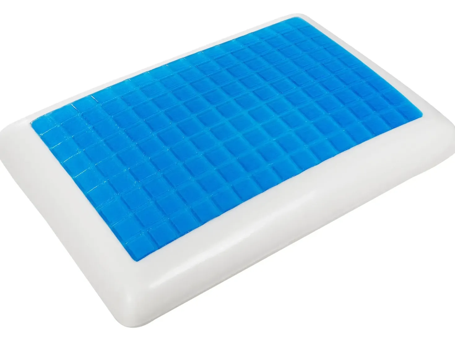 Cuscino da letto EMIN Alto Schiuma memory 40 x 60 cm Bianco