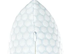 Cuscino da letto EMIN Alto Schiuma memory 40 x 60 cm Bianco