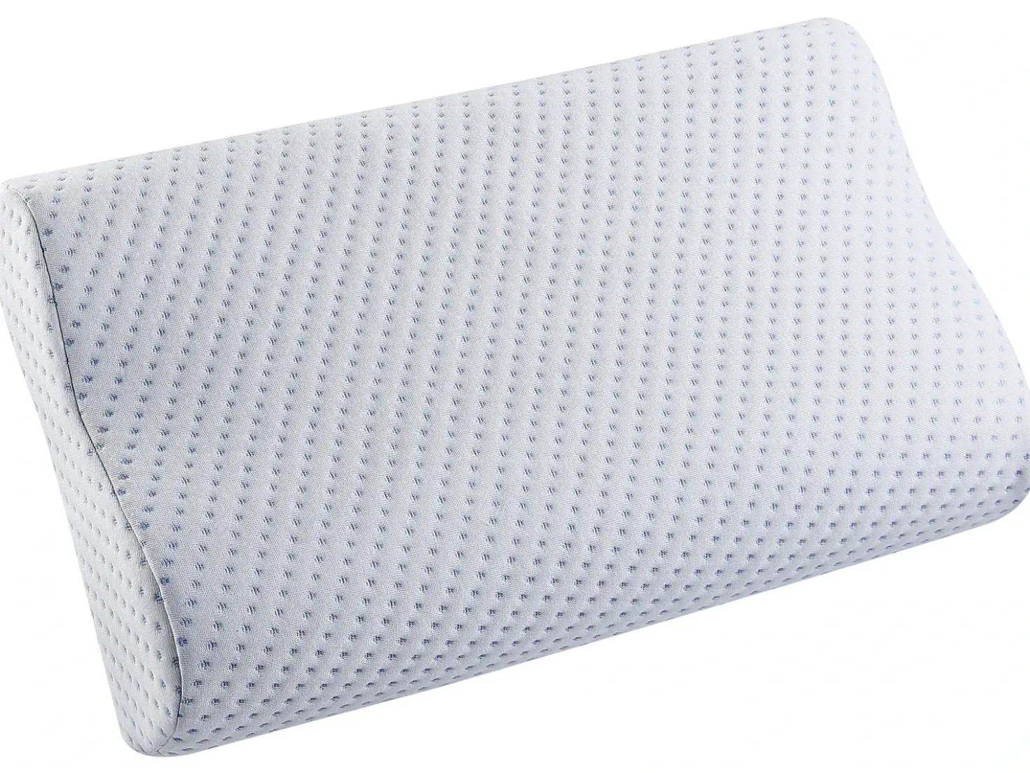Cuscino da letto KANGTO Alto Schiuma memory 30 x 50 cm Bianco