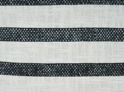 Cuscino da pavimento ASHTI Cotone Nero/Bianco
