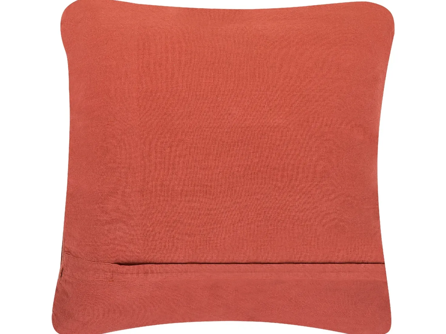 Cuscino decorativo AKKOY Cotone 45 x 45 cm Arancione Trama geometrica