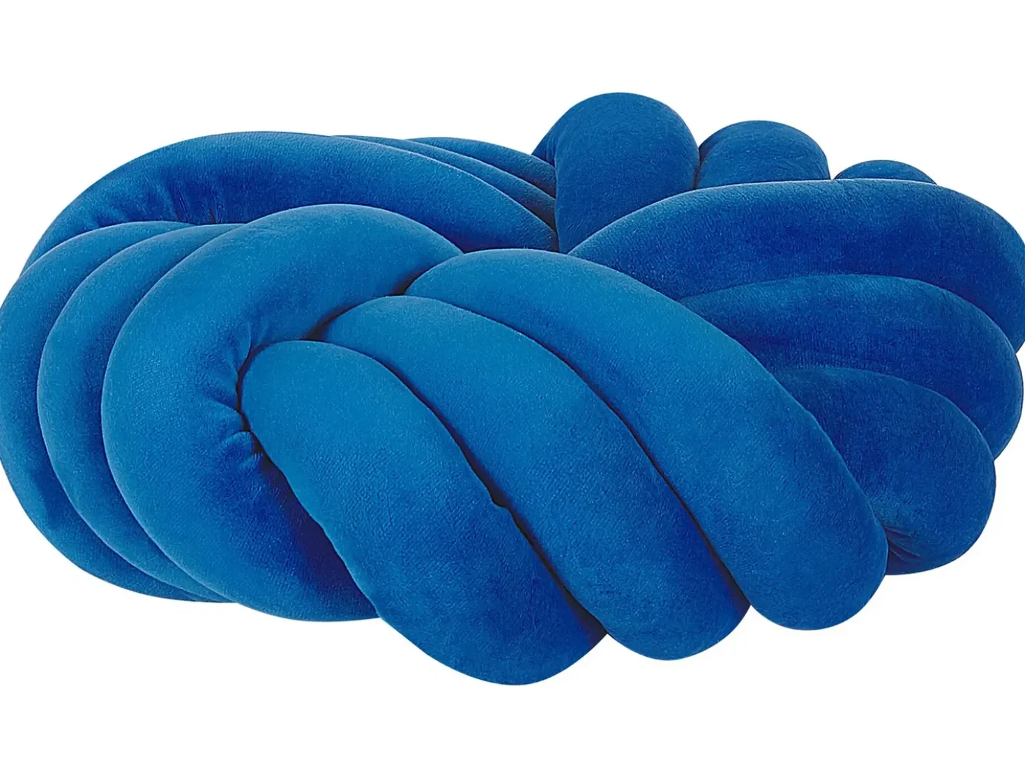 Cuscino decorativo AKOLA Velluto 30 x 30 cm Blu Tinta unita