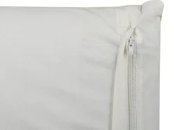 Cuscino decorativo AMARA Cotone 45 x 45 cm Giallo Trama floreale