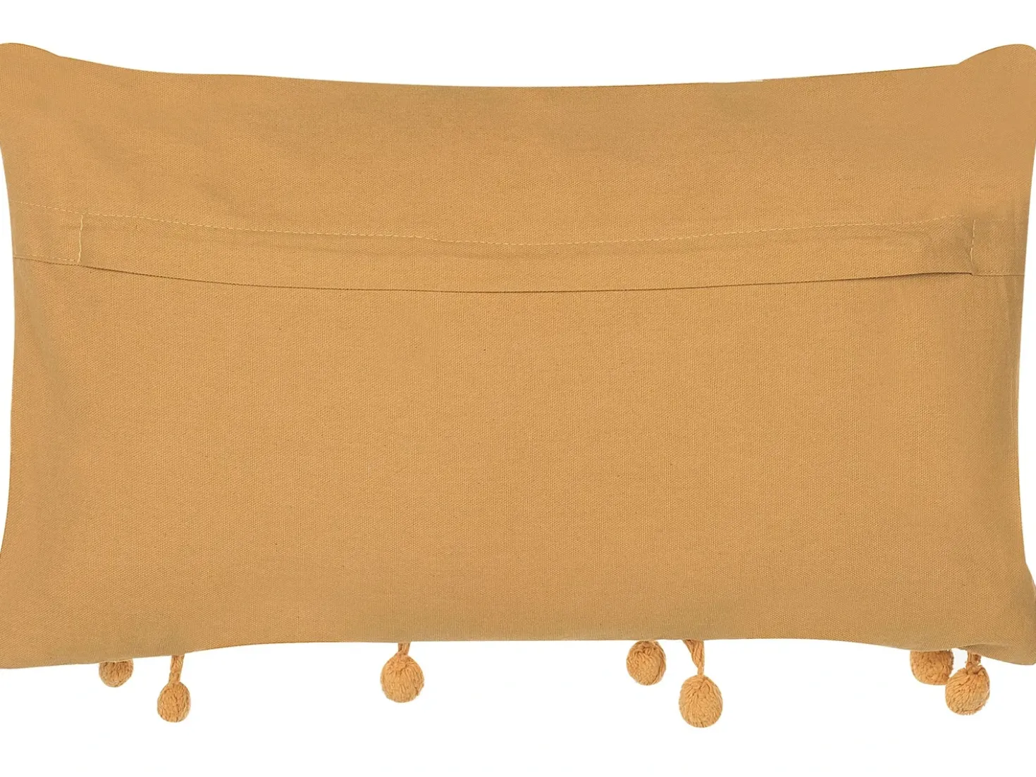 Cuscino decorativo AYROOR 30 x 50 cm Senape Trama geometrica