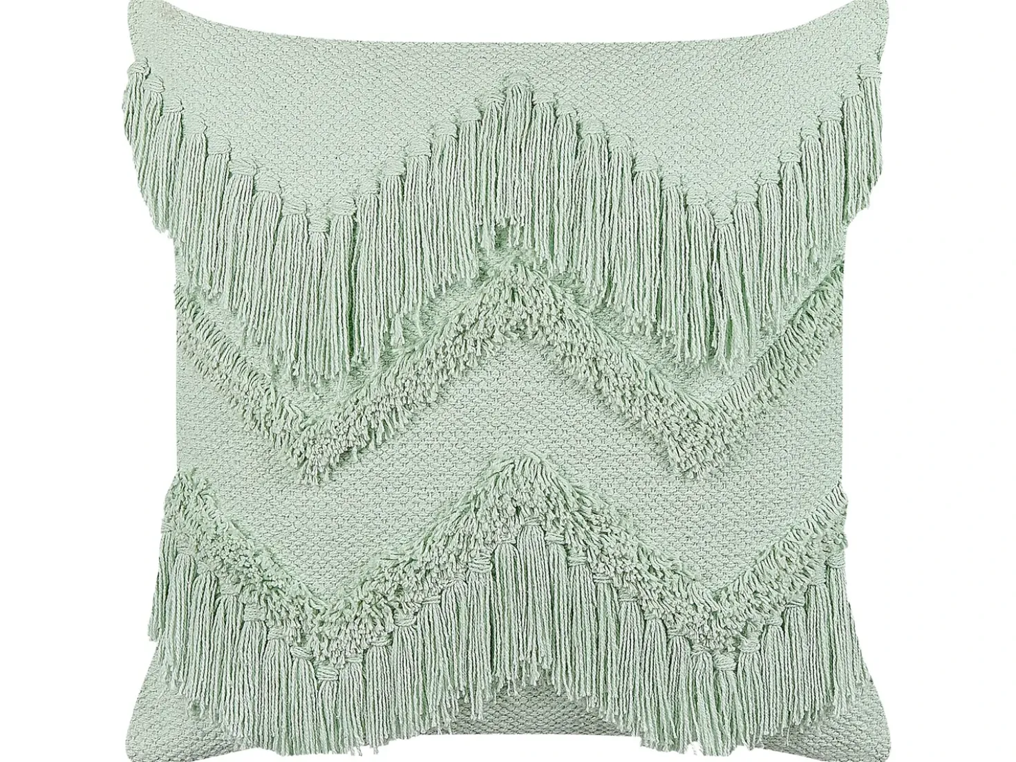 Cuscino decorativo BACOPA Cotone 45 x 45 cm Verde Trama Chevron